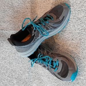 Asics Women's Frequent Trail Running Shoes Sneakers Size 11 Gray Teal